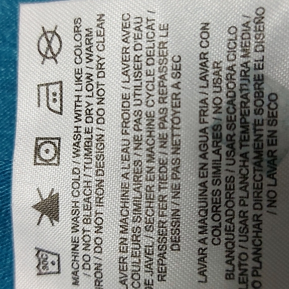 3 for $25- NWOT Men's Hurley Blue Tee, Size Medium - Picture 7 of 12